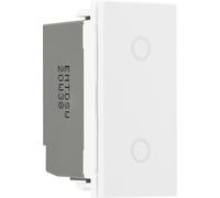 BG EMTDSW Euro Module Slave Touch LED Dimmer - White