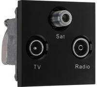 BG EMTVFMSATB Euro Module TV, Radio, Dual Satellite - Black