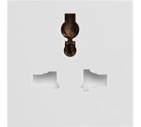 BG EMUNVW Euro Module Universal Unswitched Socket - White