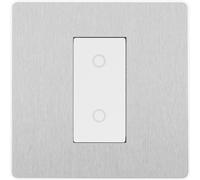 BG Evolve Brushed Steel Flatplate Switches Sockets USB Dimmer Full Range PCDBS