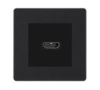 BG Evolve Matt Black PCDMBHDMI1B 1 Gang Single HDMI Socket