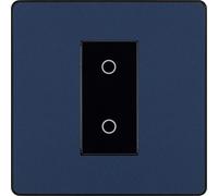 BG EVOLVE MATT BLUE SCREWLESS Switches & Sockets BLACK Insert Full Range