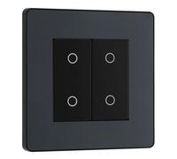 British General Bg Evolve Pearlescent White 200W Double Touch Dimmer Switch 2-Way Master