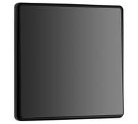 BG Evolve PCDBC13EB 20A 16AX 2 Way Single Intermediate Light Switch, Edge to Edge Rocker - Black Chrome (Black)