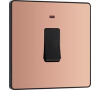 BG Evolve Polished Copper Double Pole 20A Switch With Power LED Indicator - PCDCP31B