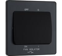 BG Evolve PCDMG15B 10A Triple Pole Fan Isolator Switch - Matt Grey (Black)