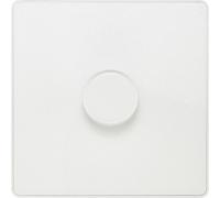 Evolve Pearlescent White (White) Trailing Edge Led 200W Single Dimmer Switch 2-Way Push On/Off PCDCL81W-01