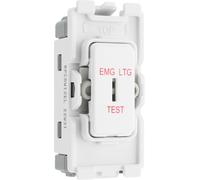 BG Evolve RPCDW12EL Grid 20AX Secret Key SP 2-Way (EMG LTG TEST) - White