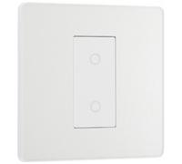 British General Bg Evolve Pearlescent White 200W Single Touch Dimmer Switch 2-Way Master