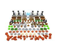 BG Expansions - Complete Premium Set Pack for Gloomhaven | 139 3D Pieces | Constructions, Furniture, Nature, Traps and Extras | Compatible and Detailed Full Color Accessories