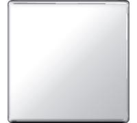 BG Flatplate Screwless 1 Gang Blank-Plate Chrome