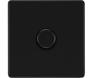 BG FLATPLATE SCREWLESS MATT BLACK Switches & Sockets BLACK ROCKER Full Range