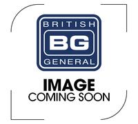 BG FMWEMS1 Flatplate Screwless Single Euro Module Faceplate - Matt White