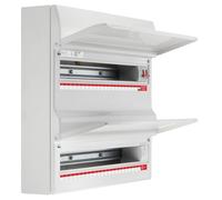 BG Fortress CF248MS43 48 Module 43 Way Unpopulated Metal Dual Row Consumer Unit with 100A Main Switch, 100A Terminal Block & 1x SPD