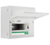 BG Fortress CF9R17 9 Module 7 Way Unpopulated RCD Incomer Consumer Unit with 1x 100A Type A 30mA RCD