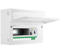 BG Fortress CFURSW10008ASPD 8 Way Metal Unpopulated Consumer Unit with 1x 100A 30mA Type A RCD & 1x SPD