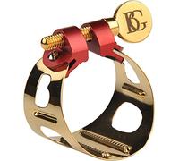 BG Alto Saxophone/Bb Clarinet Duo Ligature Gold Lacquered