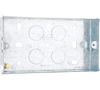 BG HGS04 2G 25mm Steel Knockout Box (10 Pack)