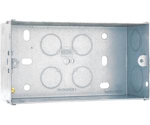 BG HGS07 2G 47mm Steel Knockout Box