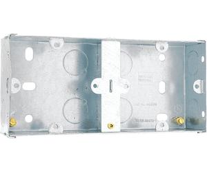 BG HGS08 35mm Dual Steel Knockout Box