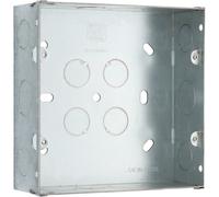 BG HGS68 Double Flush Mount Box (6G & 8G Grid)