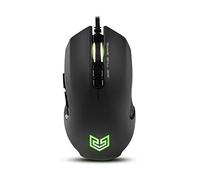 BG Hunter USB Optical 3200DPI Ambidextrous Mouse - Black/Green - Mouse (Ambidextrous/Optical/USB / 3200 DPI / 147 g/Black/Green)