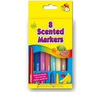 BG Kids Scented Colouring Marker Pens, Assorted - Pack of 8
