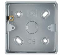 BG MC501 | Metal Clad 1 Gang and 2 Gang Grid Surface Mounting Box