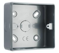BG MC501 Square Surface Mount Box (1 & 2 Gang Grid)
