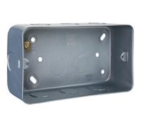 BG MC502 Rectangular Surface Mount Box (3 & 4 Gang Grid)