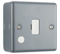 BG MC552F Metal Clad 13A Fused Spur Unit + Flex Outlet
