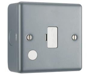 BG MC552F Metal Clad 13A Fused Spur Unit + Flex Outlet