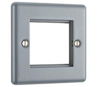 BG MC5EMS2 Metal Clad 2G Euro Module Plate