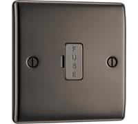 BG NBN54 Nexus Metal Unswitched Spur 13A - Black Nickel