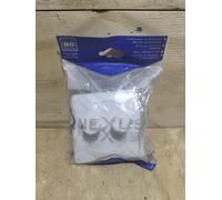 BG Nexus 882 - Slimline Dimmer Switch White 2 Gang 2 Way 400 Watt Push