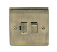 BG Nexus Metal Antique Brass Switched 13A Fused Connection Unit