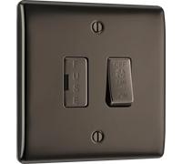 BG Nexus Metal Black Nickel 10A 3Pole Fd Fan Isolator Switch - NBN15F