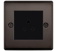 BG Nexus Metal Black Nickel 2A Unswitched Socket NBN28B
