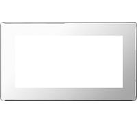 BG Nexus Polished Chrome Screwless 4G Euro Module Plate FPCEMR4