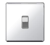 BG Nexus Polished Chrome Screwless Intermediate Switch FPC13