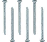 BG NFS50/10 M3.5 x 50mm Raised Head Screws (10 Pack) - Brushed Steel