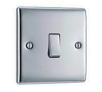 BG NPC13 Nexus Metal 20A 16AX Intermediate Light Switch - Polished Chrome