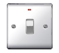 Bg 20A Rocker Raised Slim Control Switch With Led Indicator Gloss