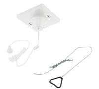 BG Part M PM803GR 45A DP + Neon Ceiling Switch, Grey Cord & Bangle