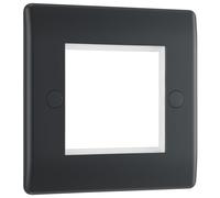 BG Part M PMEMS2 Twin Euro Module Faceplate