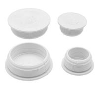 Bg Plastic Semi-Blind Grey 25mm Grommet, Pack Of 13