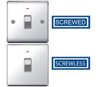 Bg 20A Rocker Raised Slim Control Switch With Led Indicator Gloss