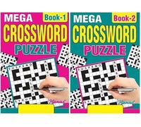 BG Puzzle Books A5 Mega Crossword Travel - Books 1 & 2, Over 320 Puzzles