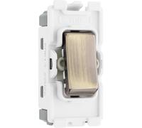 BG RAB13 Nexus Grid 20A Intermediate - Antique Brass