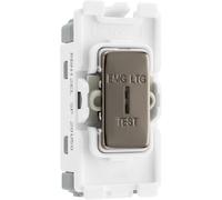 BG RBN12EL Nexus Grid 20A Secret Key SP 2-Way (EMG LTG TEST) - Black Nickel